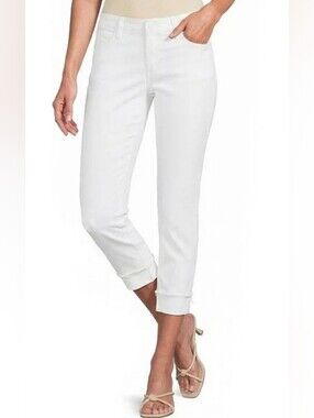 Kut from the Kloth White Cropped Chino Pants